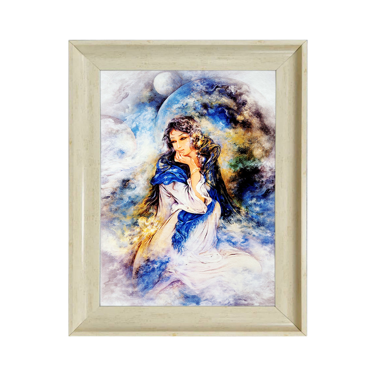 تابلو فرش چاپی طرح مینیاتوری کد 16001 سایز 40×60 سانتی متری