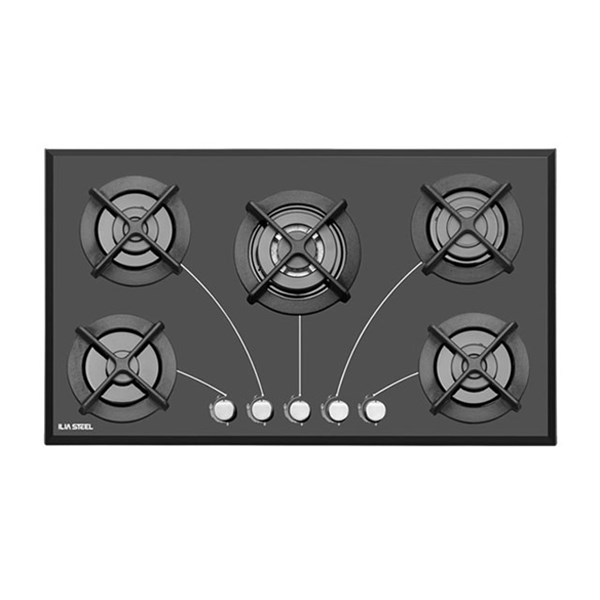 اجاق گاز صفحه ای شیشه ای ایلیا استیل مدل G 502