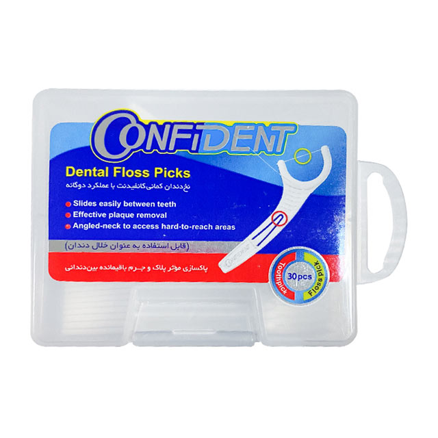 نخ دندان کمانی کانفیدنت بسته 30 عددی