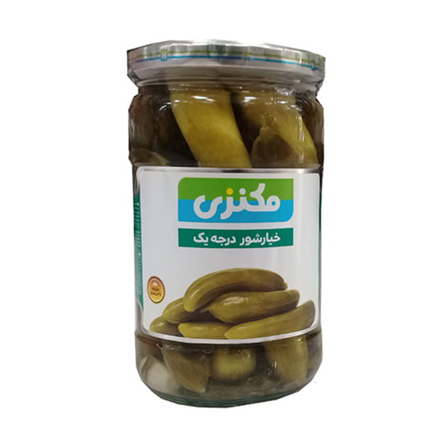 خیارشور درجه یک مکنزی 680 گرمی
