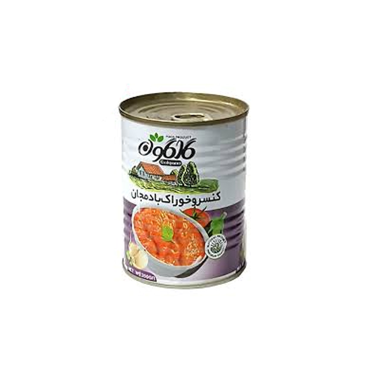 کنسرو خوراک بادمجان گلگون 350 گرمی