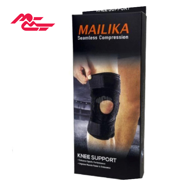 زانوبند طبی ورزشی MAILIKA مدل آتل دار دو فنره