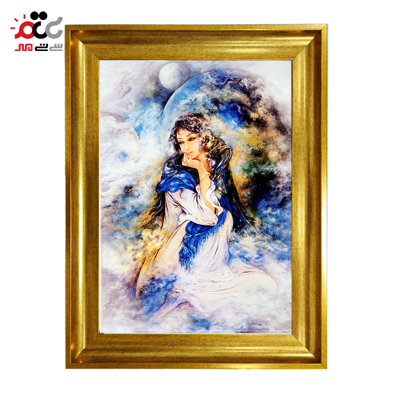 تابلو فرش چاپی طرح مینیاتوری کد 16001 سایز 50×70 سانتی متری