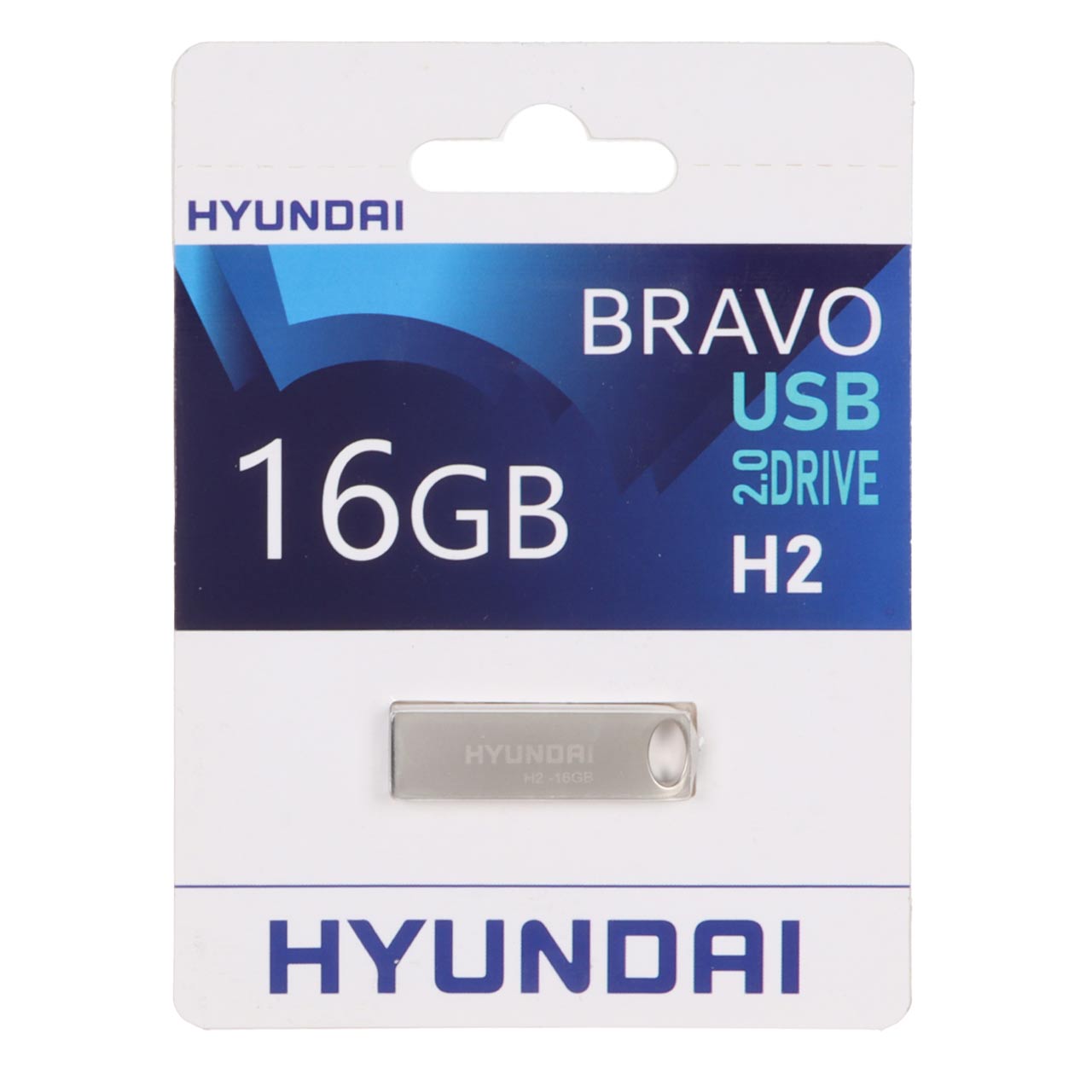 Hyundai Bravo H2 USB 2.0 Flash Memory - 16GB (گارانتی IPM)