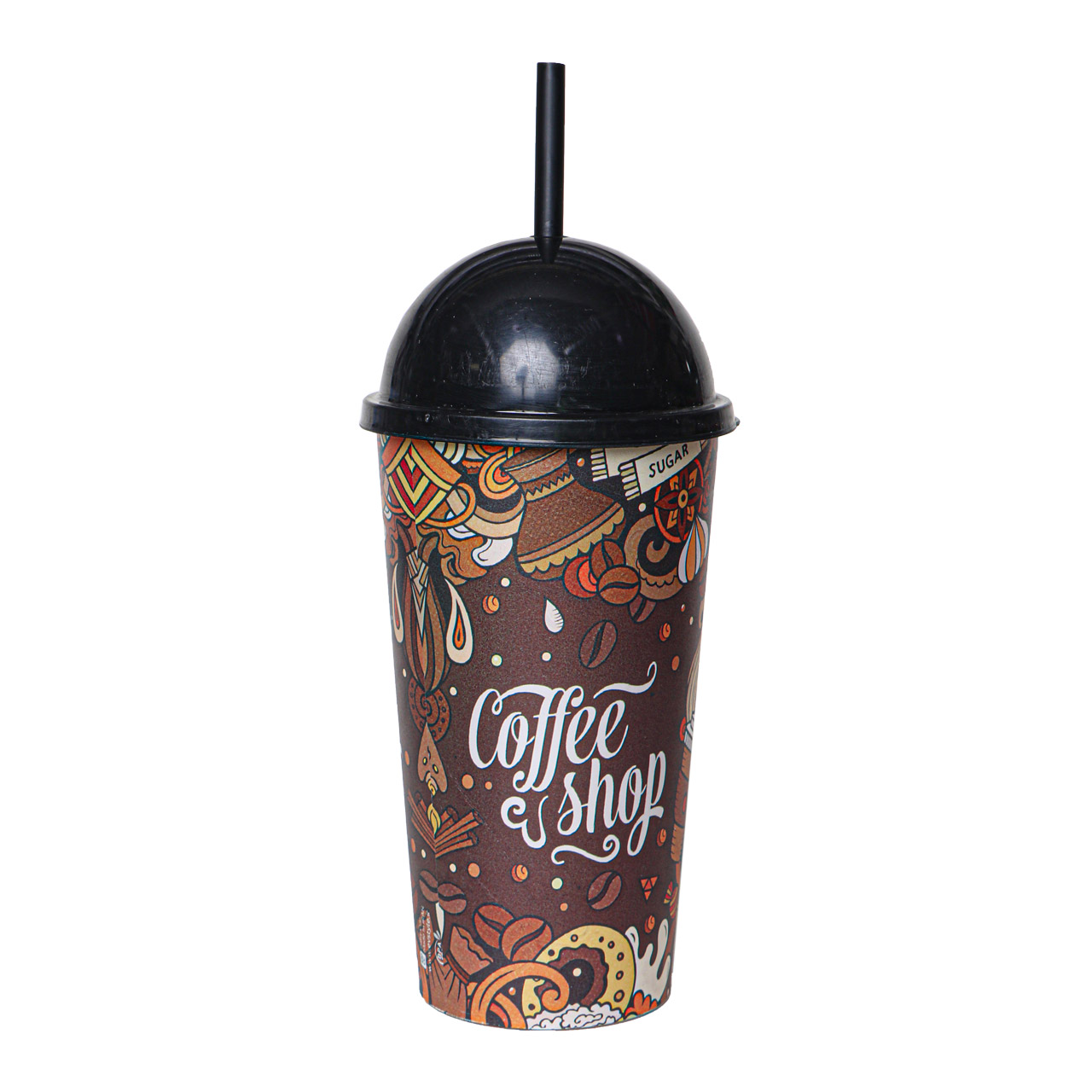 لیوان اسموتی پلاستیکی ایو استایل طرح فانتزی