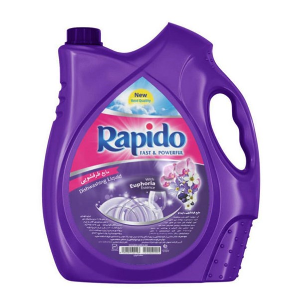 مایع ظرفشویی راپیدو مدل Purple حجم 3750 میلی لیتری