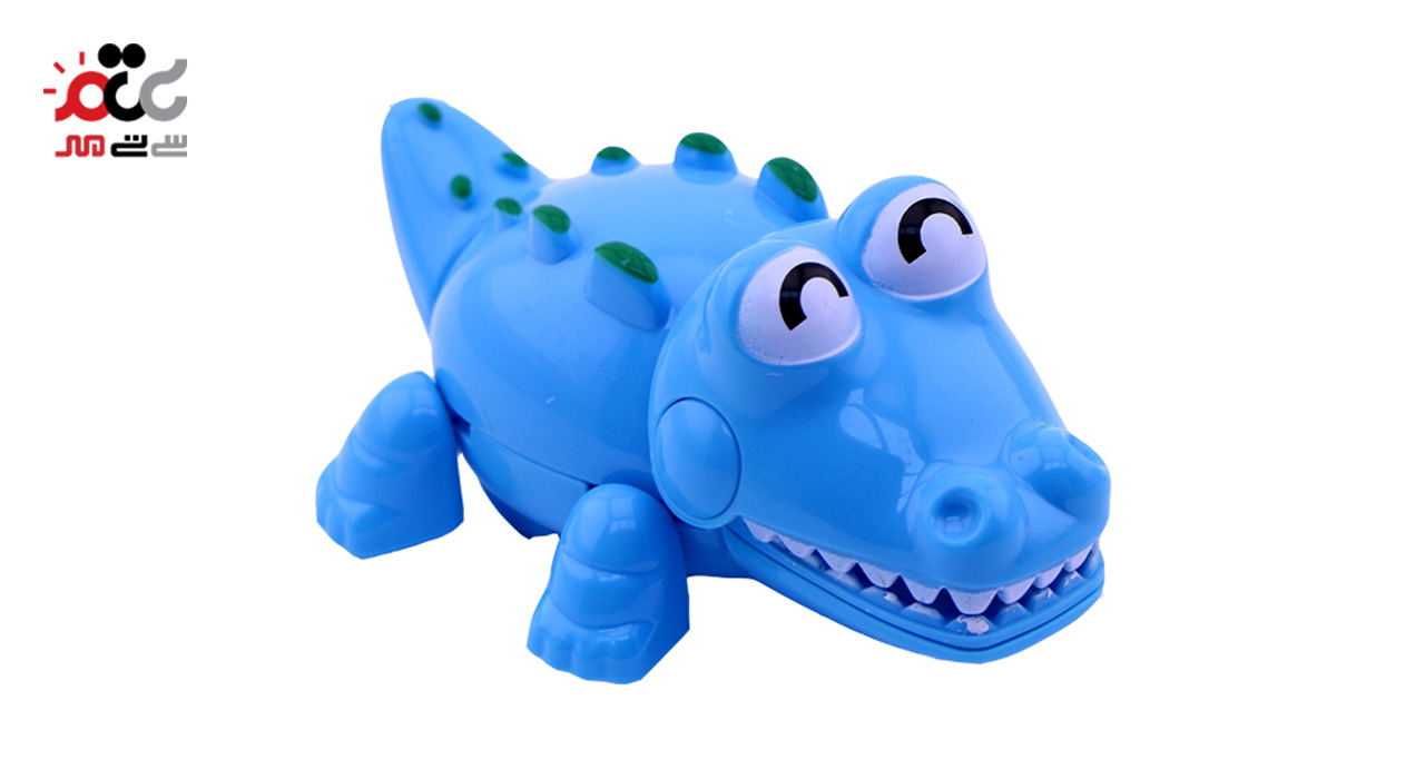 اسباب بازی حیوانات کوکی نشکن طرح تمساح کد 6617