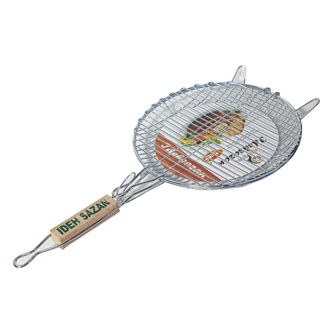 توری کباب پز فلزی ایده سازان مدل گرد
