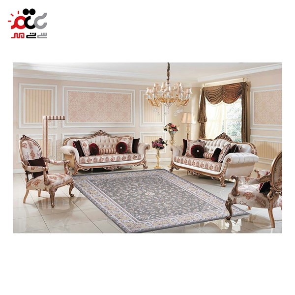 فرش ماشینی طرح سیلور کد 1411