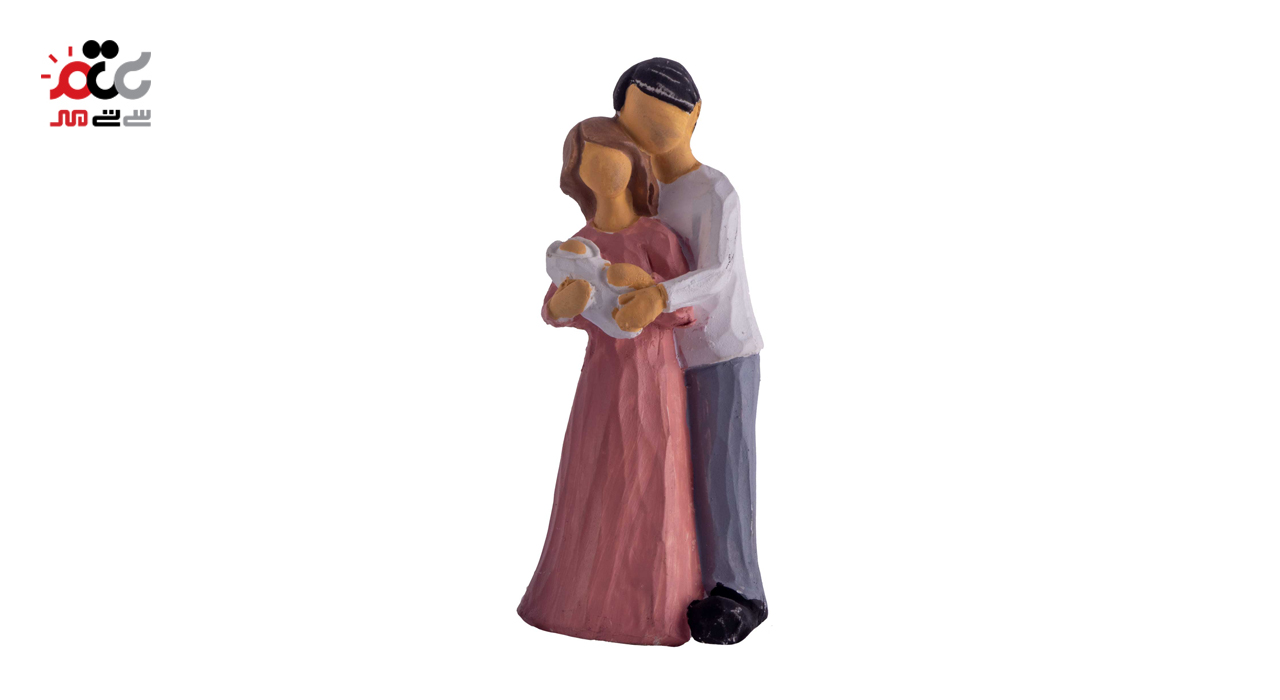 مجسمه دکوری خانواده سایز کوچک کد 4563