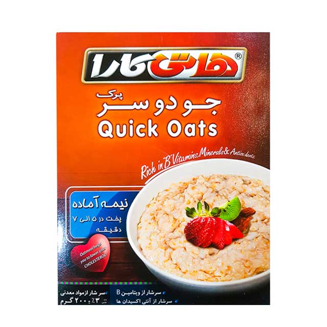 جو دو سر پرک نیمه آماده هاتی کارا  200 گرمی