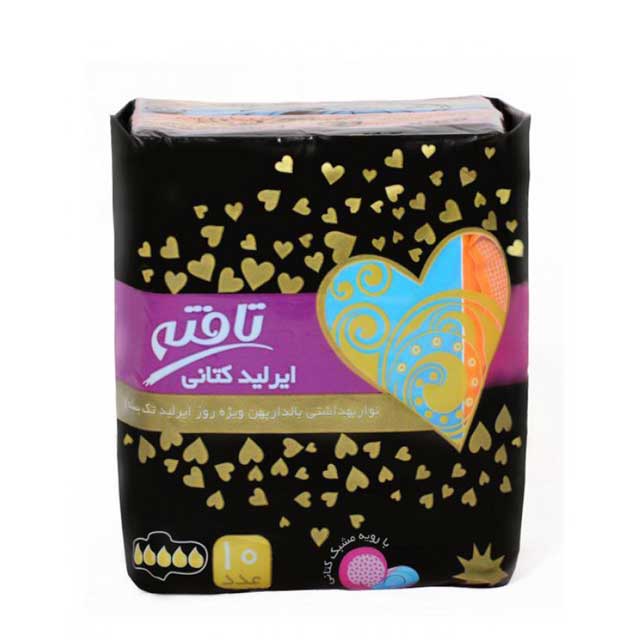 نوار بهداشتی بالدار ویژه روز ایرلید تافته 10 عددی