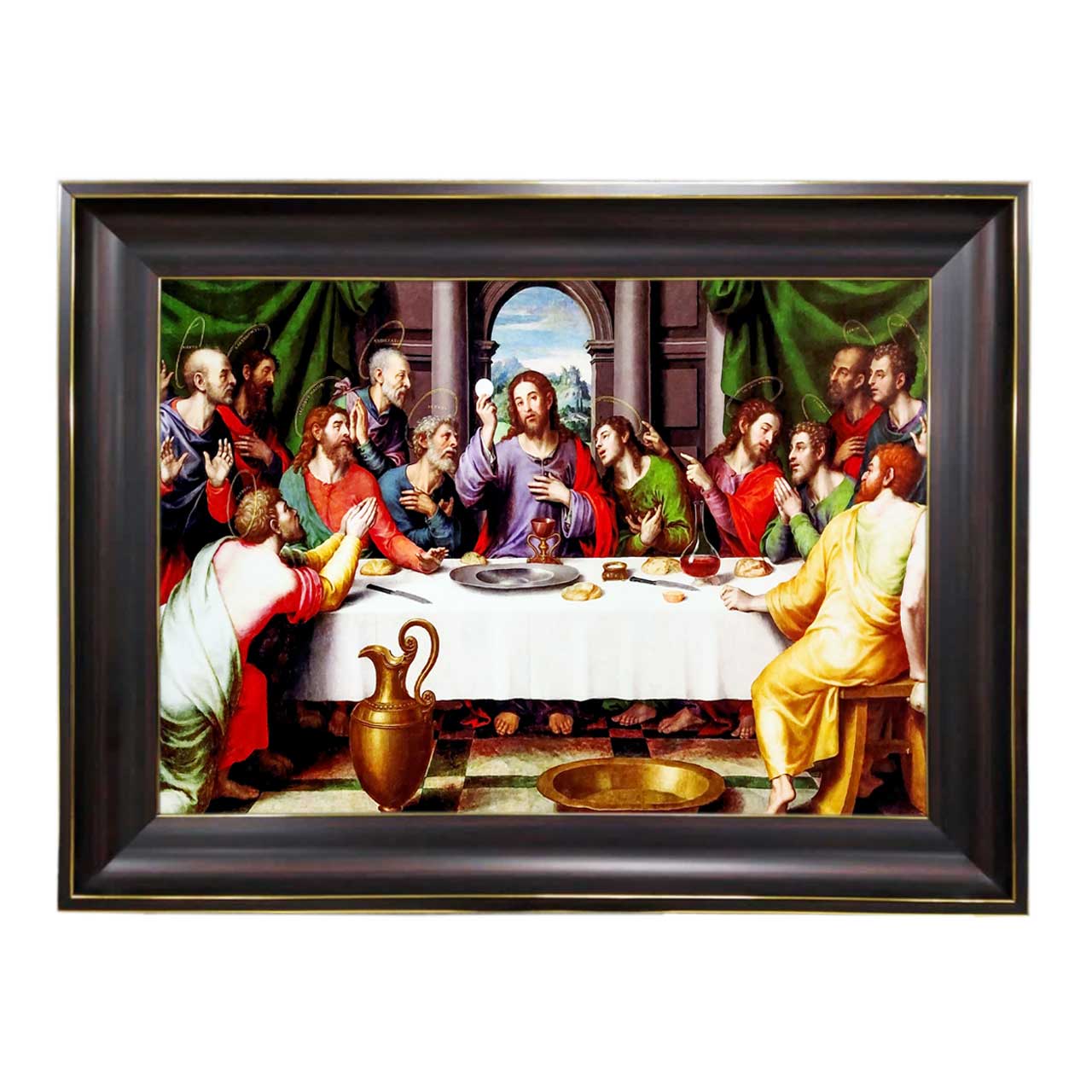 تابلو فرش چاپی طرح فرشته کد 11088 سایز 60×40 سانتی متری