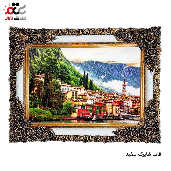 تابلو فرش طرح منظره ی طبیعت کد 10005 سایز 50×35 سانتی متری