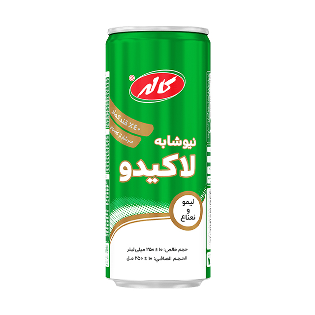 نوشابه لاکیدو با طعم لیمو و نعنا کاله 250 میلی لیتری
