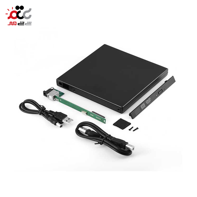 باکس تبدیل DVD رایتر اینترنال SATA به اکسترنال USB2.0 مدل نرمال