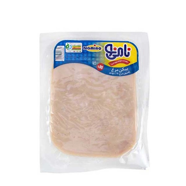 بیکن ژامبون مرغ 90% دودی نامی نو 200 گرمی