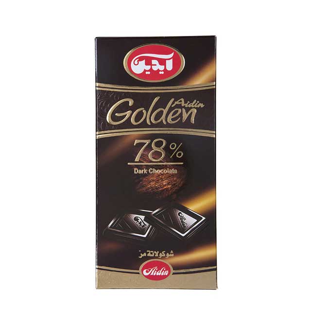 شکلات تلخ 78درصد آیدین 100 گرمی