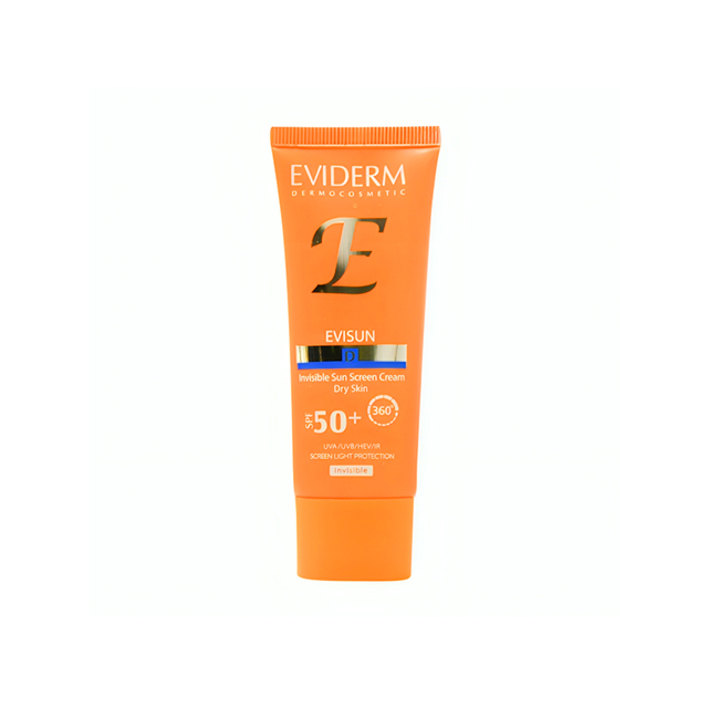 بهترین کرم ضدآفتاب رنگی پوست خشک Spf 50 اویدرم مدل D Light beige حجم 40 میلی لیتری