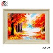 تابلو فرش چاپی طرح منظره کد 10006 سایز 70×50 سانتی متری