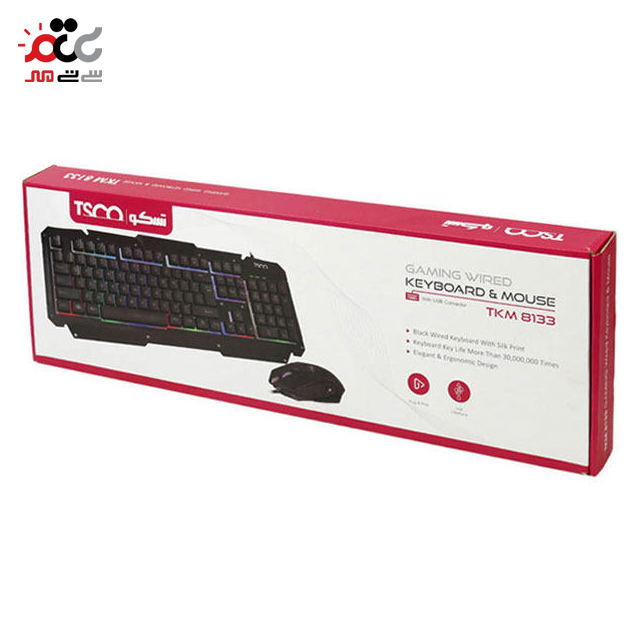 کیبورد و ماوس مخصوص بازی تسکو مدل TKM 8133