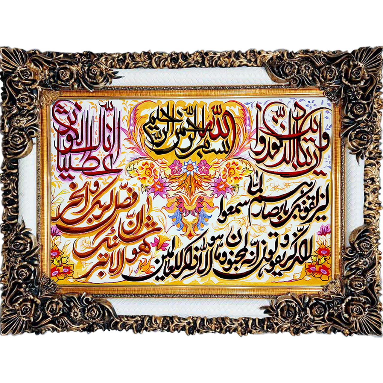 تابلو فرش چاپی طرح وان یکاد کد 15039 سایز 70×100 سانتی متری