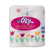 دستمال حوله ای کاغذی گلدار بی تا بسته 2 عددی