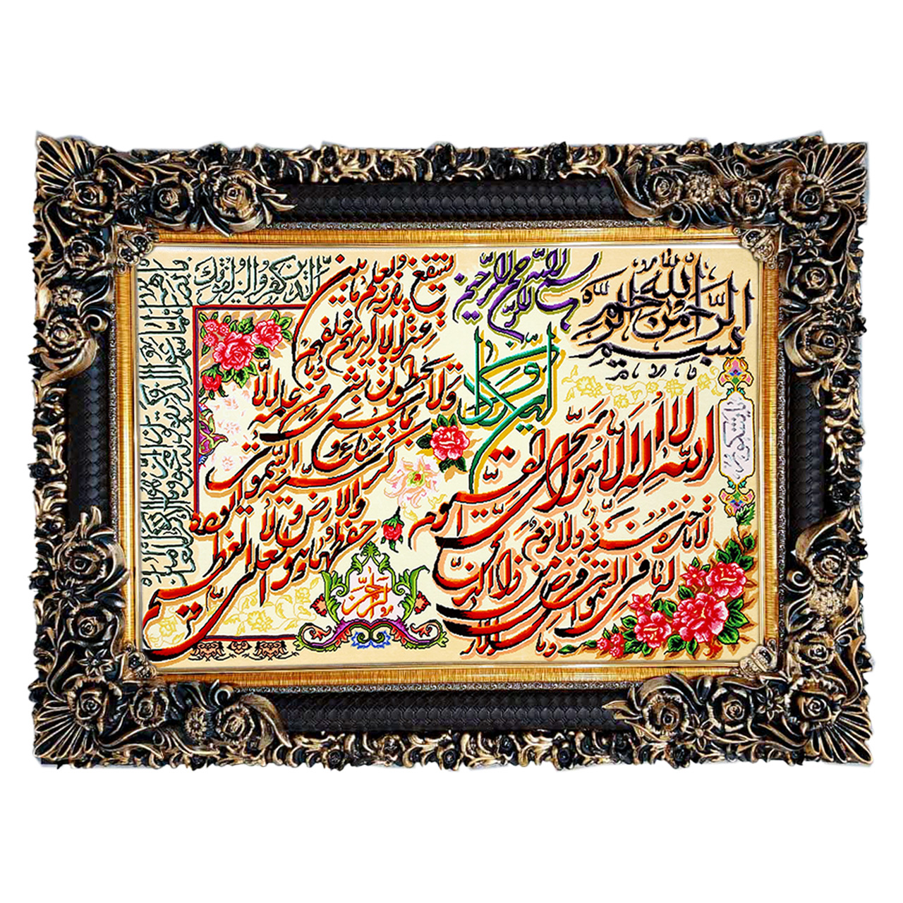 تابلو فرش چاپی طرح وان یکاد کد 15018 سایز 50×70 سانتی متری