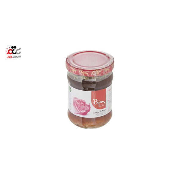 مربا گل سرخ بیژن 300 گرمی