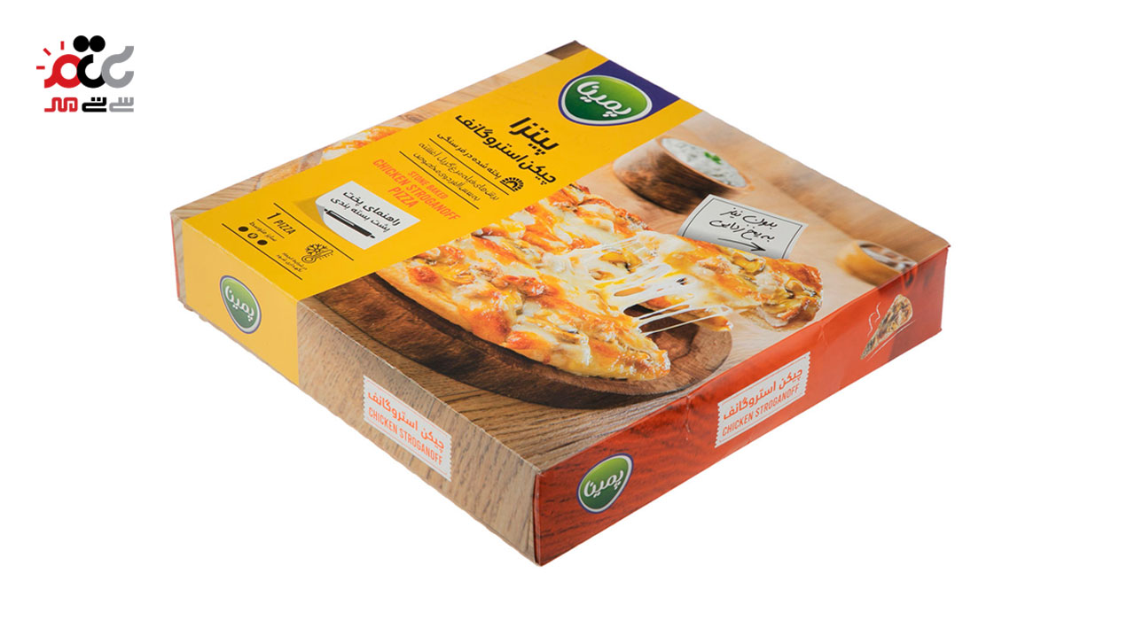 پیتزا چیکن استروگانف آماده پمینا کاله 450 گرمی