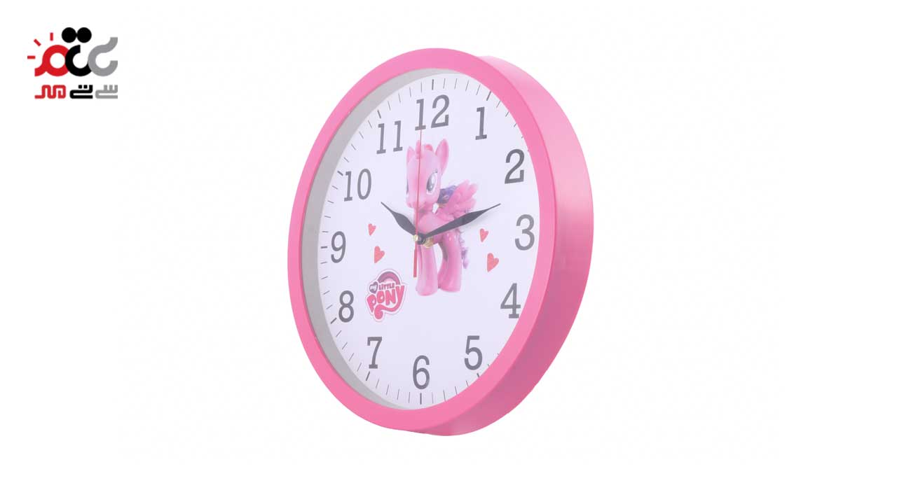 ساعت دیواری کودک فانتزی مدل Pony کد 975