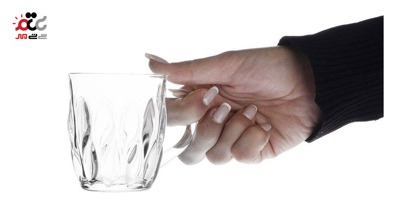 فنجان شیشه و بلور اصفهان سری فلورانس بسته 6 عددی کد 5173