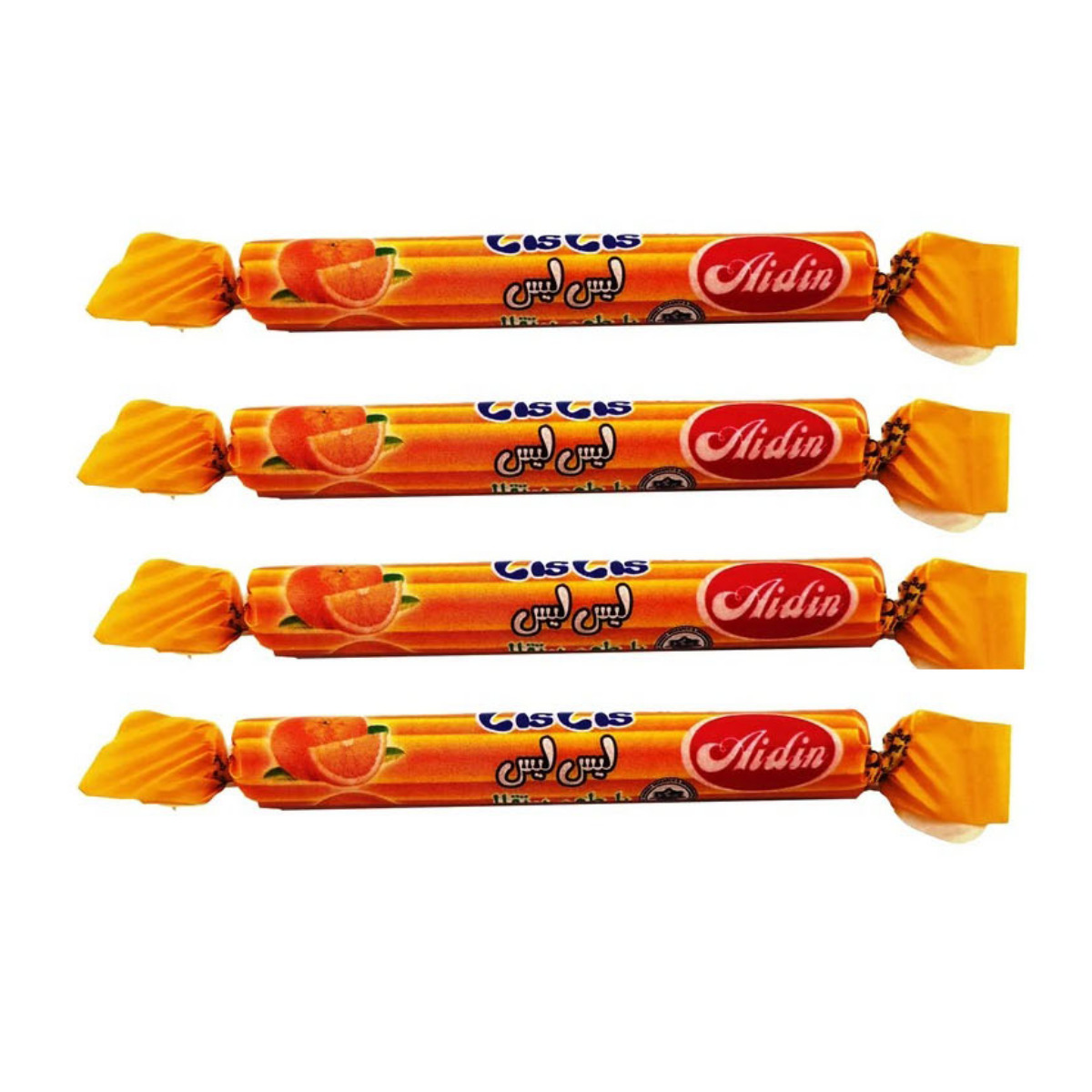 تافی آیدین با طعم پرتقال بسته 4 عددی