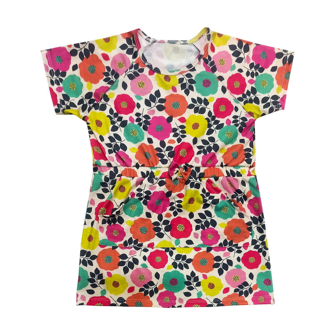 تونیک دخترانه جیب کانگورویی کد 628