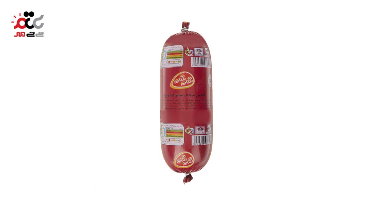 کالباس خشک خانواده ویژه 60 درصد گوشت شام شام 500 گرمی