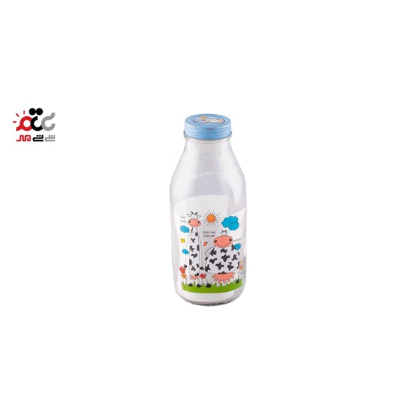 بطری شیر طرح دار زیباسازان مدل هومان کد 4399
