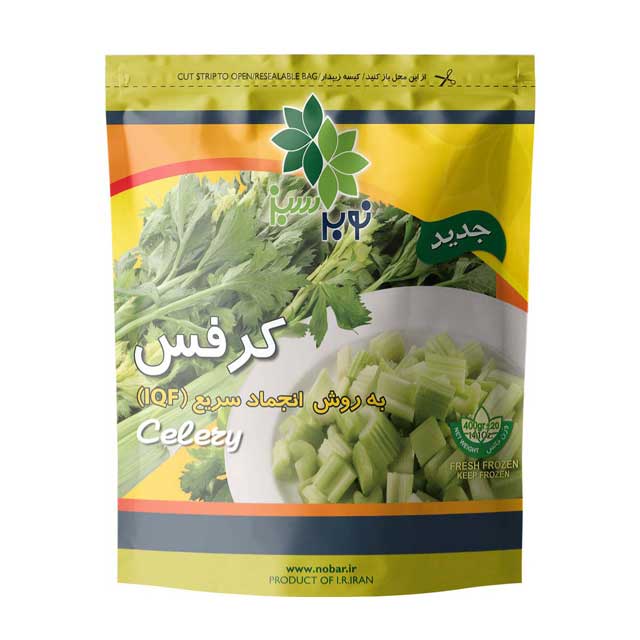 کرفس خرد شده منجمد نوبرسبز 400 گرمی