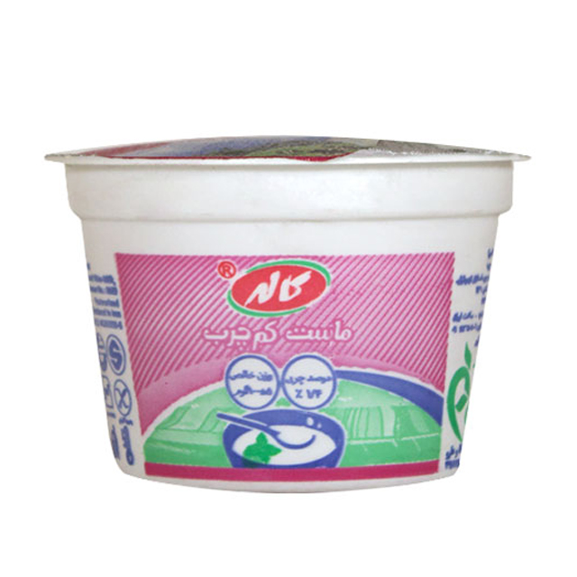 ماست کم چرب 1.5 درصد چربی کاله 100 گرمی