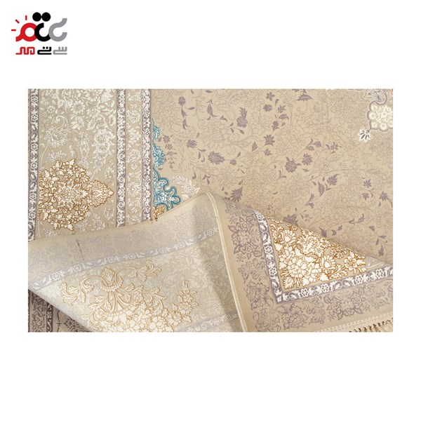 فرش ماشینی مدل آرین کرم