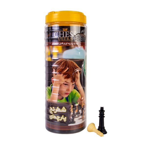 بازی شطرنج فکرآوران مدل پارچه ای سایز 50×35 سانتی متری