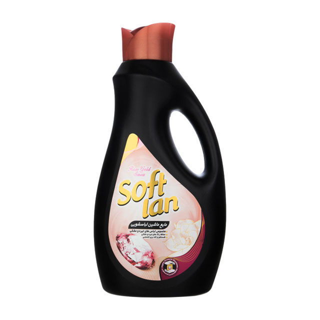 مایع ماشین لباسشویی مخصوص البسه تیره و مشکی سافتلن مدل رز گلد 1800 میلی لیتری