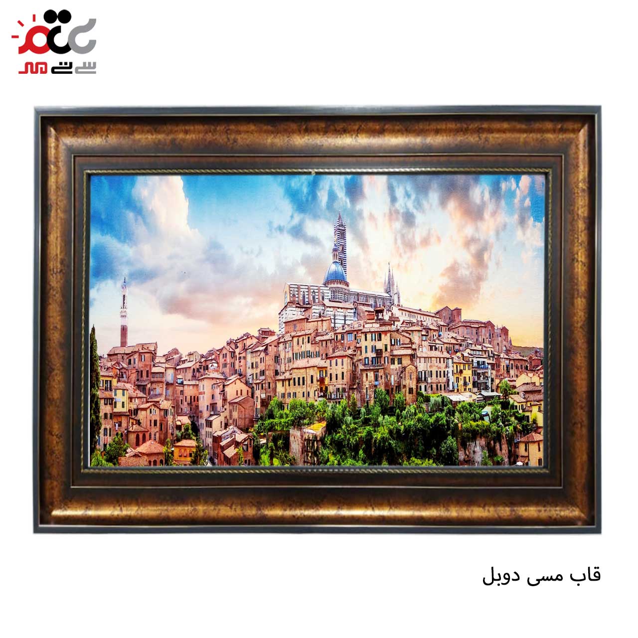 تابلو فرش طرح دار با قاب