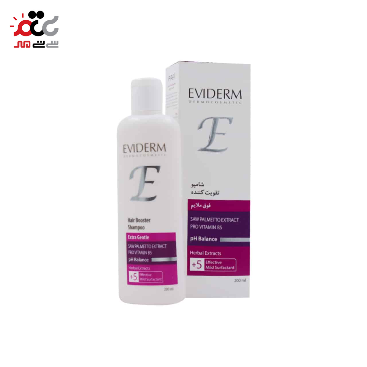 شامپو فاقد سولفات تقویت کننده مو اویدرم 200 میلی لیتری