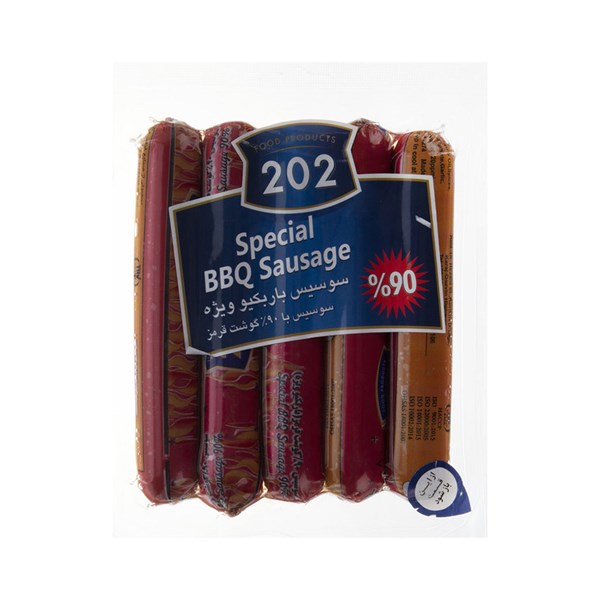 سوسیس 90 درصد باربکیو ویژه 202  400 گرمی