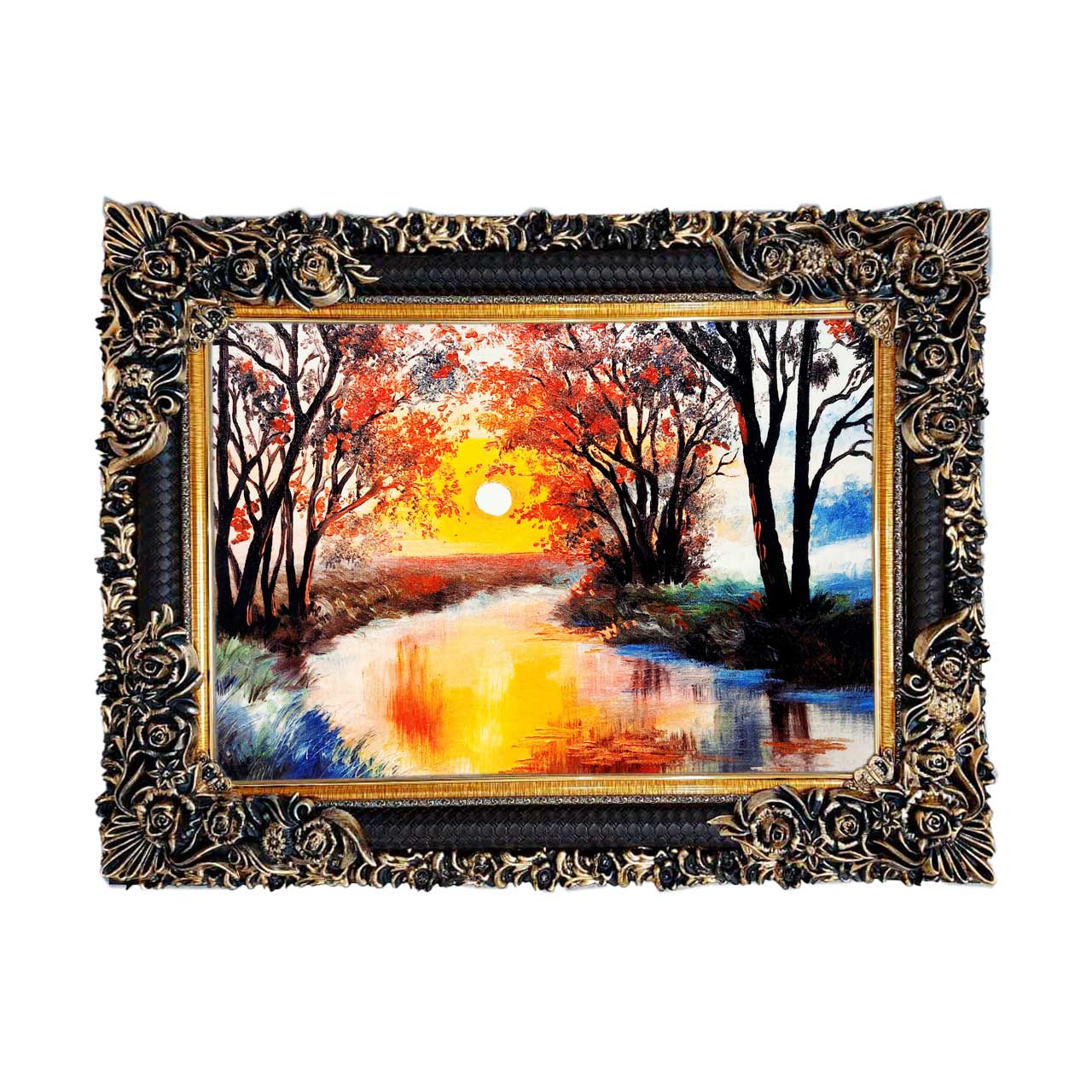 تابلو فرش با زیبا ترین قاب