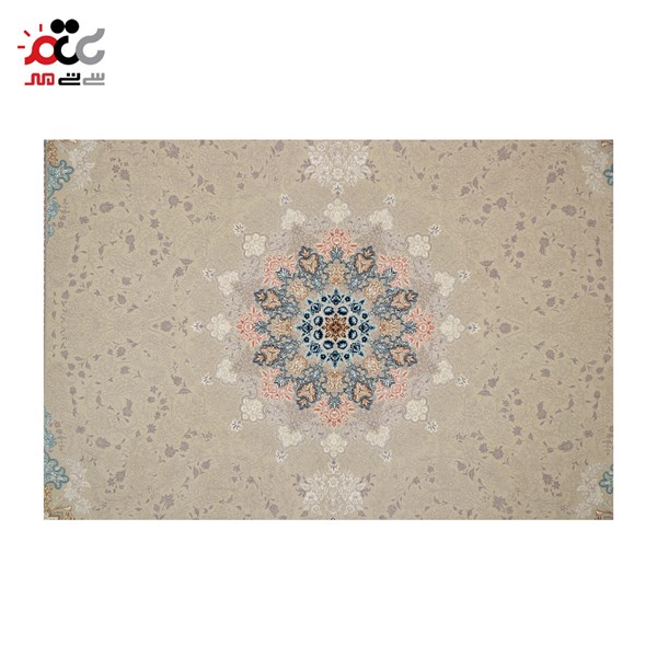 فرش ماشینی مدل آرین کرم