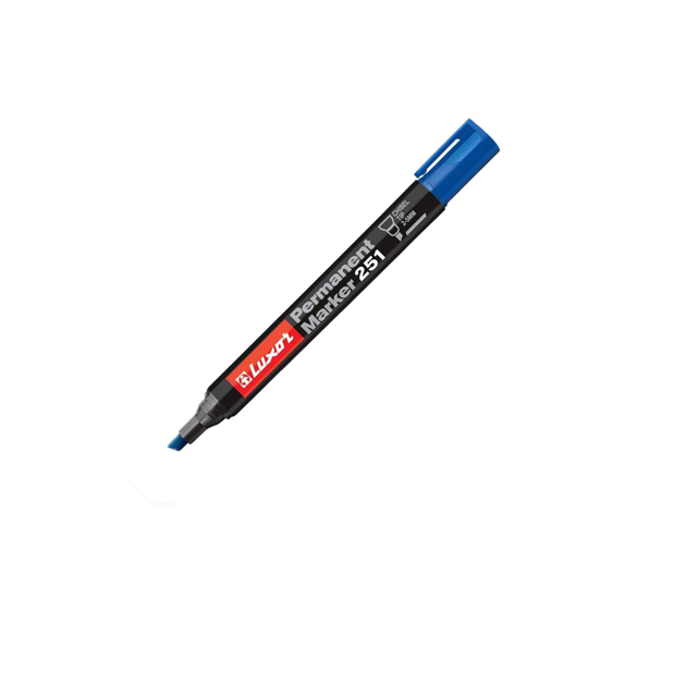 ماژیک معمولی سرتخت آبی مدل لاکسر کد 251