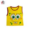 ست تاپ و شلوارک بچه گانه زرد طرح باب اسفنجی سایز 40