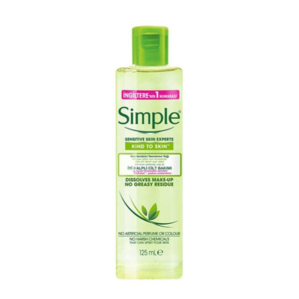 روغن پاک کننده آرایش Simple حجم 125 میلی لیتری