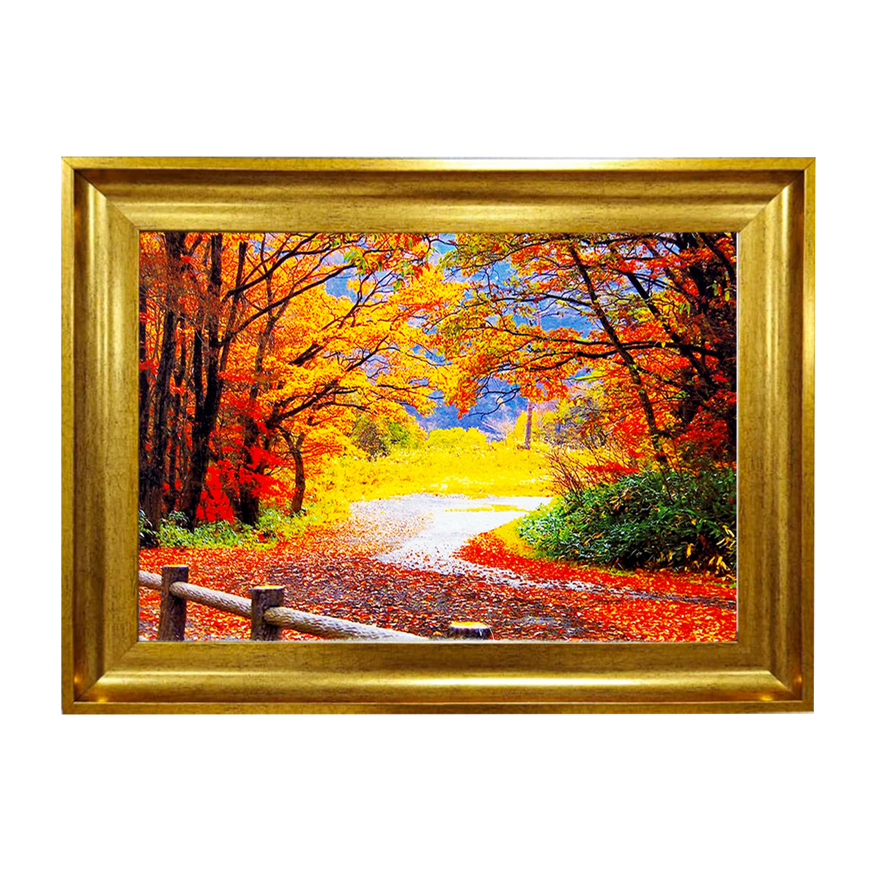 تابلو فرش چاپی طرح منظره کد 10046 سایز 50×50 سانتی متری